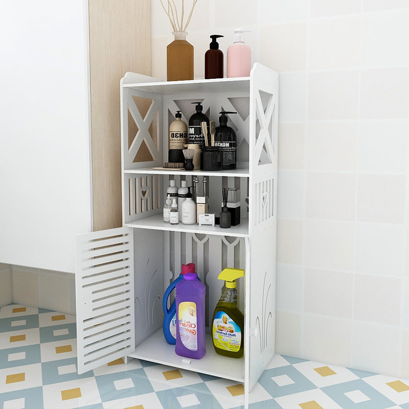 Multifunctional Storage Cabinet with 4 Tiers