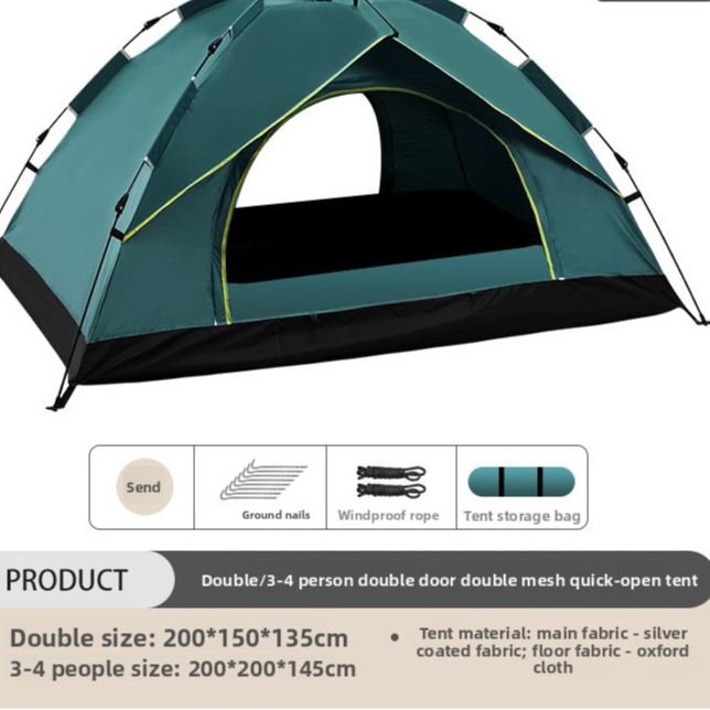 Portable Quick Open Camping Tent