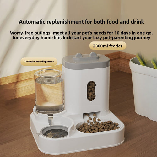 Automatic Cat Dog Food Water Dispenser