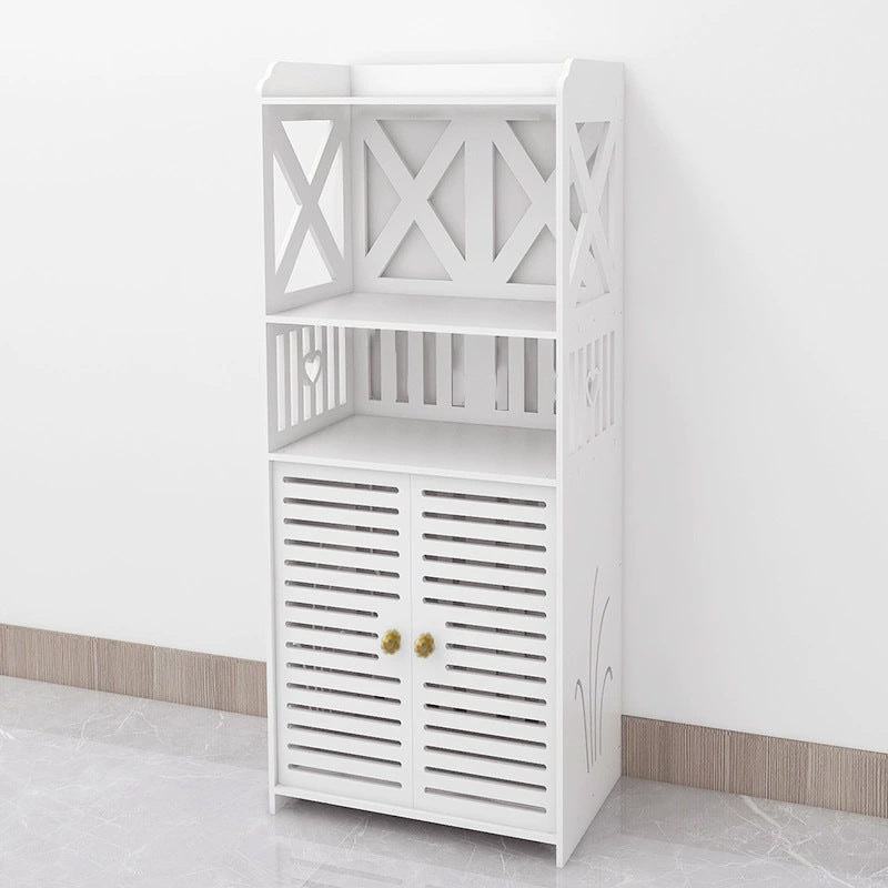 Multifunctional Storage Cabinet with 4 Tiers