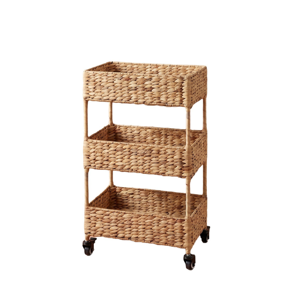 Nordic Wheeled Straw Storage Rack